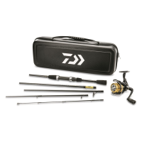 Daiwa Carbon Case Travel Spinning Rod/Reel Set