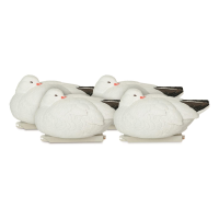 Avery GHG Pro-Grade Snow Goose Sleeper Floater Decoys 4 Pack