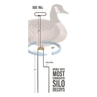 Higdon Flats Motion Silhouette Decoy Stakes 12 Pack