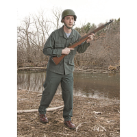 U.S. Military WWII HBT Jacket Reproduction