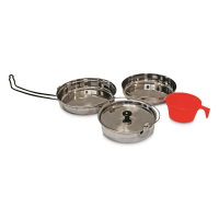 Alpine Mountain Gear Stainless Steel Mess Kit