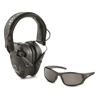 Walker's IKON Carbine Shooting Glasses with Razor Slim Electronic Ear Muffs