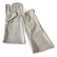 French Military Surplus Leather Chopper Trigger Finger Mittens 2 Pack New