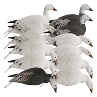 Hardcore Rugged Series Full Body Snow and Blue Goose Touchdown Decoys 12 Pack
