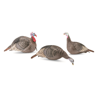 H.S. Strut Strut-Lite The Flock Turkey Decoys 3 Piece