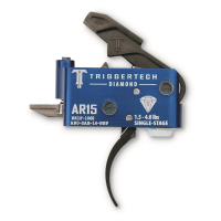 TriggerTech AR-15 Diamond Single-Stage Curved Trigger 1.5-4 lbs.
