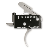 TriggerTech AR-15 Adaptable Single-Stage Curved Trigger 2.5-5 lbs. Stainless