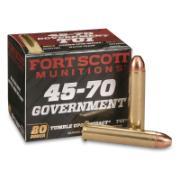 Fort Scott Tumble Upon Impact Ammo .45-70 Government SCS 300 Grain 20 Rounds