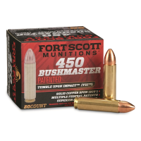 Fort Scott Tumble Upon Impact Ammo .450 Bushmaster SCS 250 Grain 20 Rounds