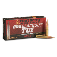 Fort Scott Tumble Upon Impact Ammo 300 BLK SCS 150 Grain 20 Rounds