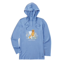 Life is Good Women's Golden Retriever Adirondack Crusher Lite Hoodie