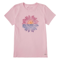 Life is Good Women's Under Watercolor Daisy Crusher Tee