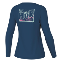 Huk Women's Pursuit Tropic Long Sleeve Crew