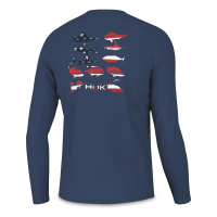 Huk KC Flag Fish Pursuit Long-Sleeve Tee