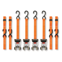 SmartStraps Ratchet X 14' 3000-lb. Ratchet Tie Down 4 Pack