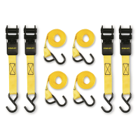 Stanley 1" x 10' Ratchet Straps 4 Pack
