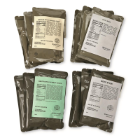 U.S. Military MRE GI Entree Pouches 12 Pack New