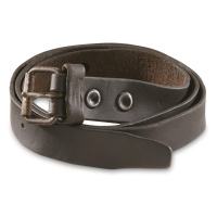 Hungarian Military Surplus Leather Belts 3 Pack Used