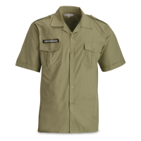 French Police Surplus Short Sleeve Service Shirts 2 Pack New