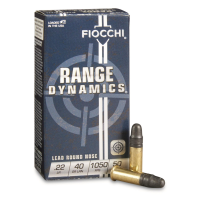 Fiocchi Range Dynamics .22LR LRN 40 Grain 50 Rounds