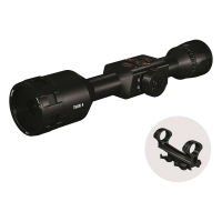 ATN ThOR 4 (384x288) 1.25-5x Smart HD Thermal Rifle Scope with Dual Ring Cantilever Mount