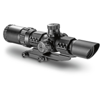 Barska SWAT-AR 1-4x28mm Illuminated Mil-Dot Rifle Scope
