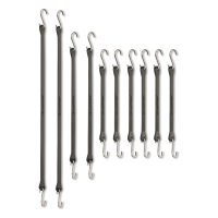 SmartStraps Assorted Rubber Tarp Straps 10 Pack