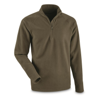 Guide Gear Men's Heavyweight Fleece Base Layer Quarter Zip Top
