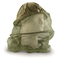 U.S. Military Surplus Mosquito Head Net Olive Drab Used
