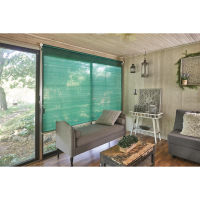 CASTLECREEK Sunscreen Roll-Up Window Shade Hunter Green