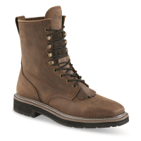 Guide Gear Men's Western Work 2.0 Lace-up Work Boots Square Toe