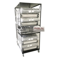 Blantex FEMA-ADA Adjustable Guardrail Beds with Cart 8 Pack