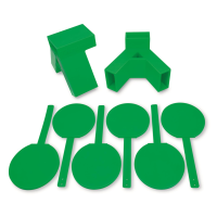 Throom 6" Round HANGTUFF Target Set (6) 6" Round Targets & Bases