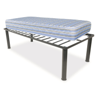 Blantex University HD Steel Platform Bed Base with 3" Round Tube Legs
