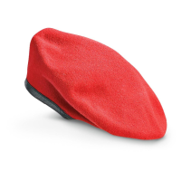 German Military Surplus Red Wool Berets 2 Pack New