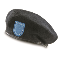 U.S. Military Surplus Wool Berets with Army Standard Blue Flash 2 Pack New