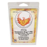 Phoenix Rising Terminator Slug .410 Bore 2 1/2" 190 Grain FMJ Slug 5 Rounds