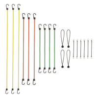 SmartStraps Assorted Standard Bungee Cords Value 20 Pack