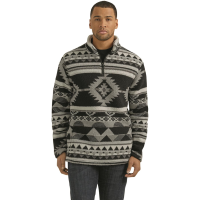 Wrangler Men's Heavyweight Quarter-Zip Sherpa Pullover