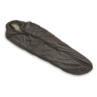 U.S. Military Surplus ECW Sleeping Bag with Waterproof Compression Stuff Sack Used