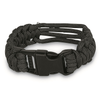 Mil-Tec Paracord Bracelets Black 4 Pack