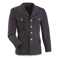 Swiss Military Surplus Wool Firemans Dress Jacket Used