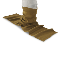 Dutch Military Surplus Khaki Wool Blend Scarf Used