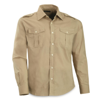 Italian Municipal Surplus Long Sleeve Service Shirts 2 Pack New