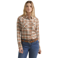 Wrangler Women's Essential Long Sleeve Flannel