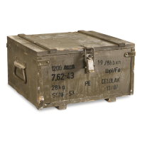 Czech Military Surplus Wood Utility Box Used
