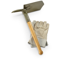 German Military Shovel with Pick WWII Reproduction