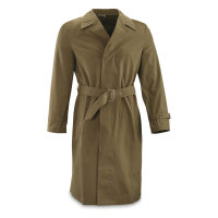 East German Military Surplus Trench Coat New