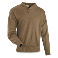 U.S. Military Style 4 Button Mountain Troop Sweater