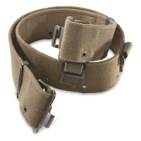 Belgian Military Surplus Cotton Pistol Belt Like New